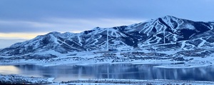 Deer Valley in Winter From Afar